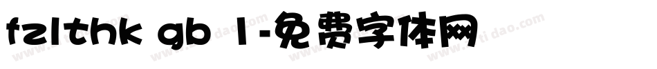 fzlthk gb 1字体转换